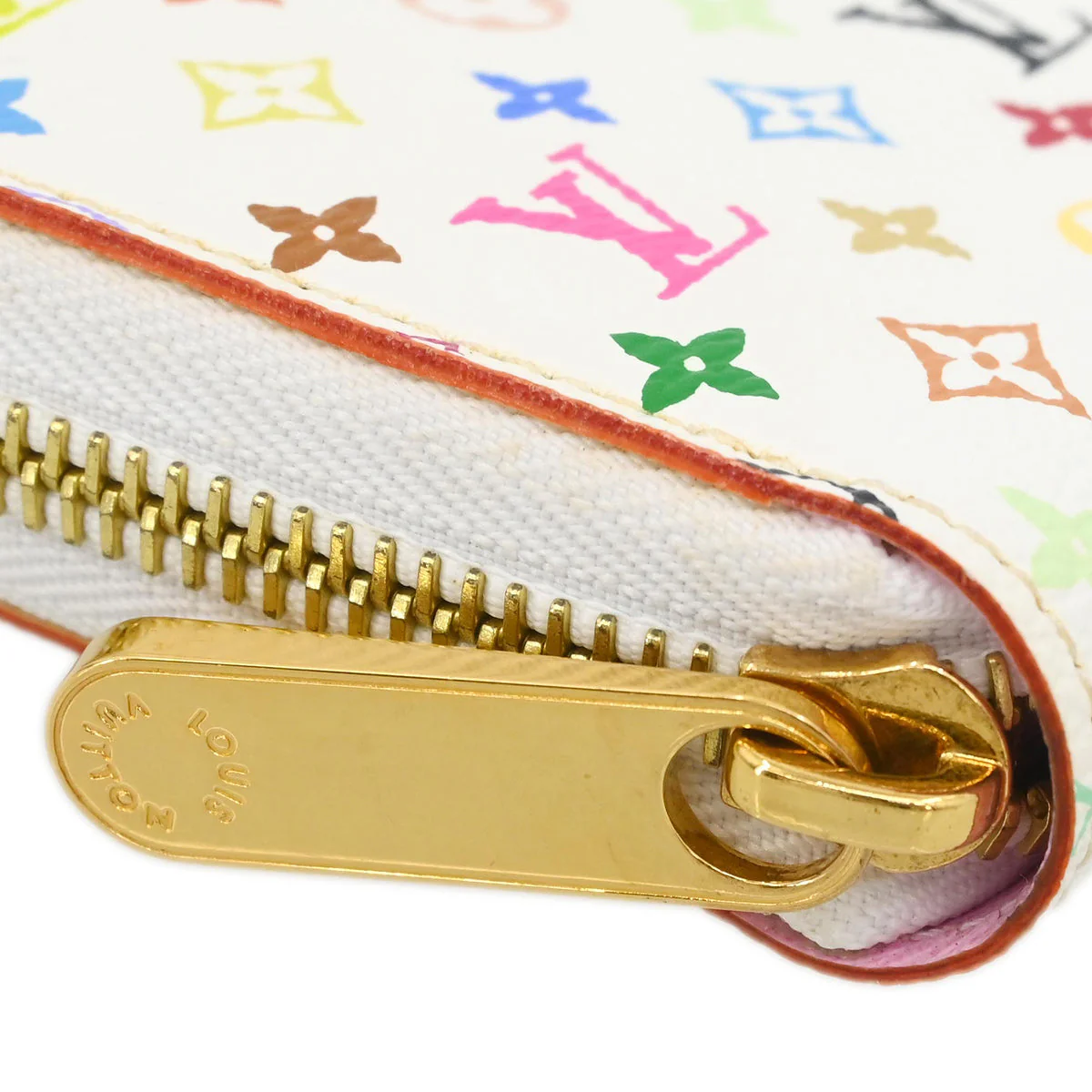 Louis Vuitton 2010 White Multicolor Zippy Wallet M60241 - Image 3
