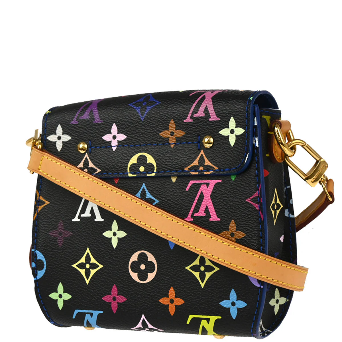 Louis Vuitton 2017 Black Multicolor Heart Breaker Shoulder Bag M40659 - Image 2