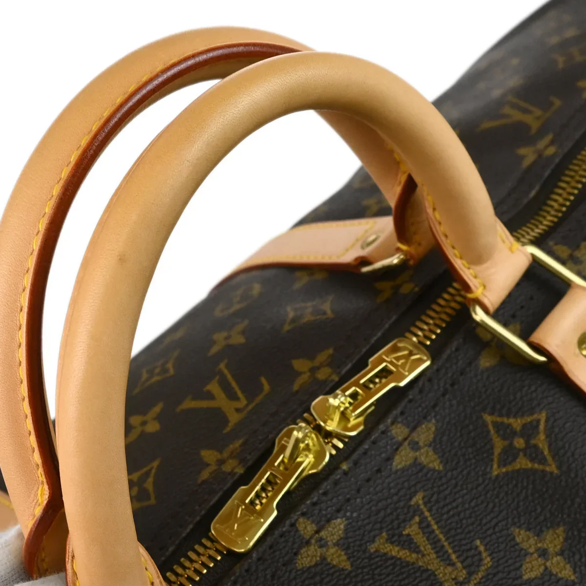 Louis Vuitton 1996 Monogram Keepall 60 Duffle Handbag M41422 - Image 5