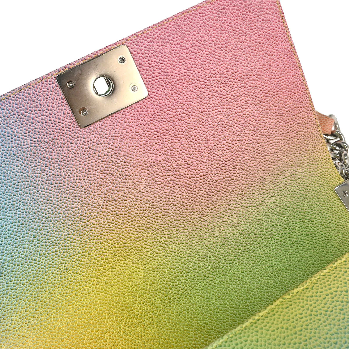 Boy Chanel 2017 Pastel Color Calfskin Medium Shoulder Bag - Image 6