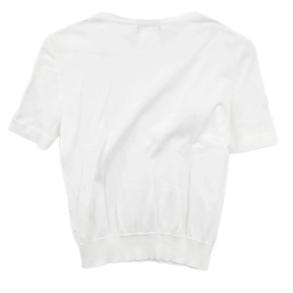 Chanel 1996 Short Sleeve Top White #36 - Image 2