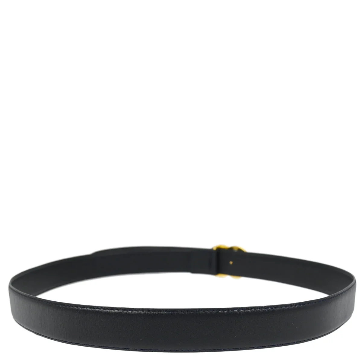 Chanel Navy Calfskin Belt #95/38 Small Good - Image 2
