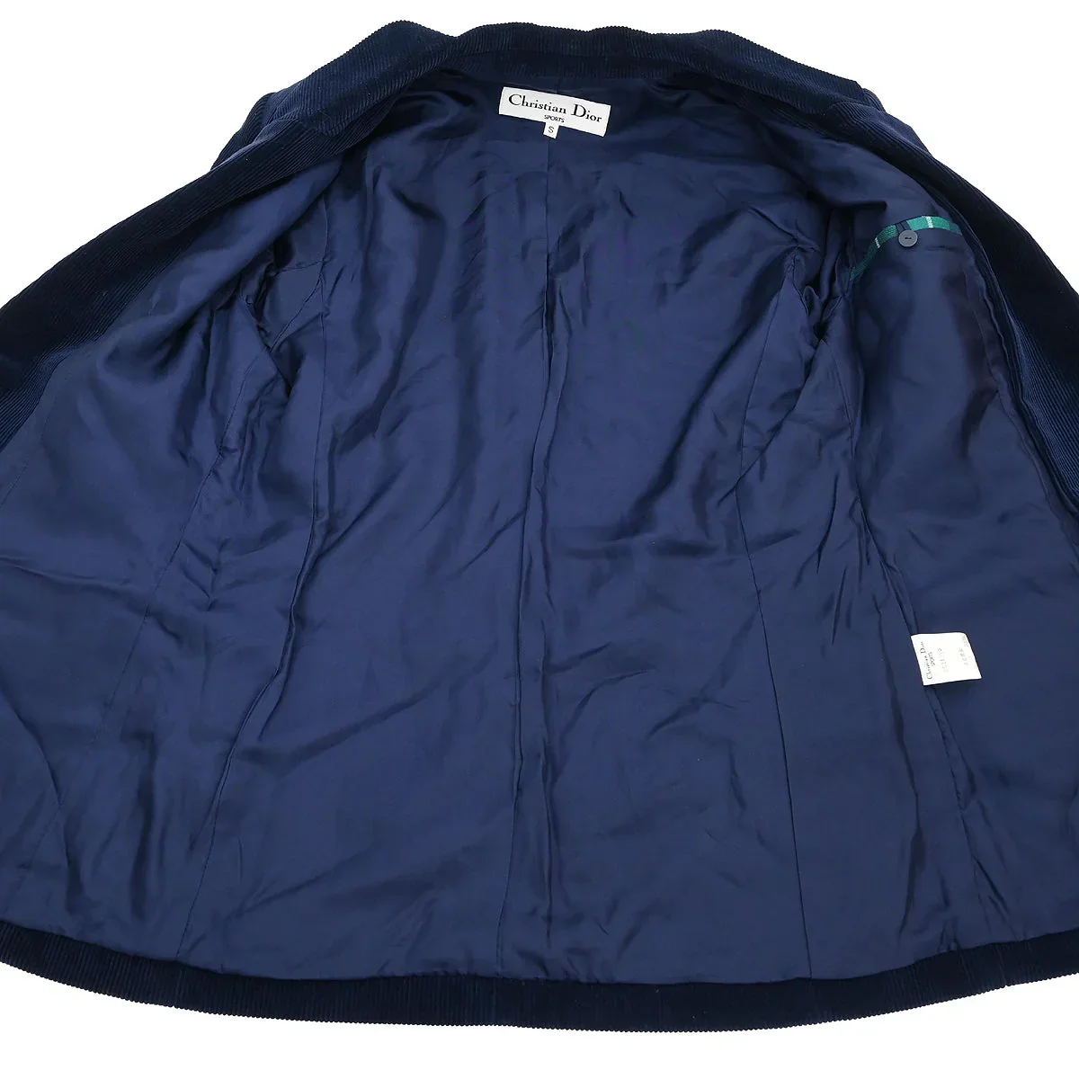 Christian Dior Single Breasted Jacket Navy #S - Image 7