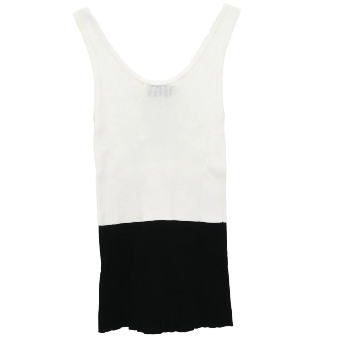Chanel Sleeveless Tank Top White #40 - Image 2