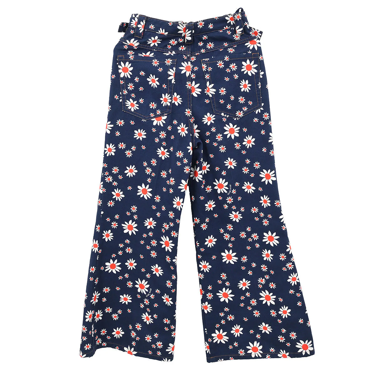 Miu miu 2019 Long Pants Navy #36S - Image 2