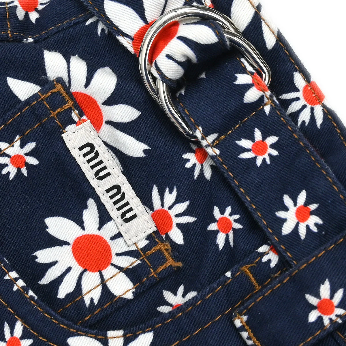 Miu miu 2019 Long Pants Navy #36S - Image 7