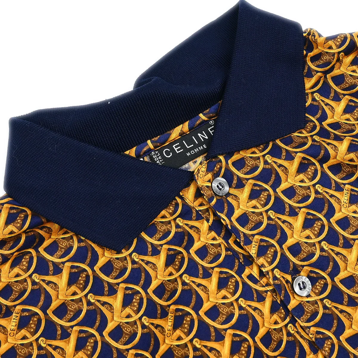Celine Short Sleeve Top Yellow #M - Image 3