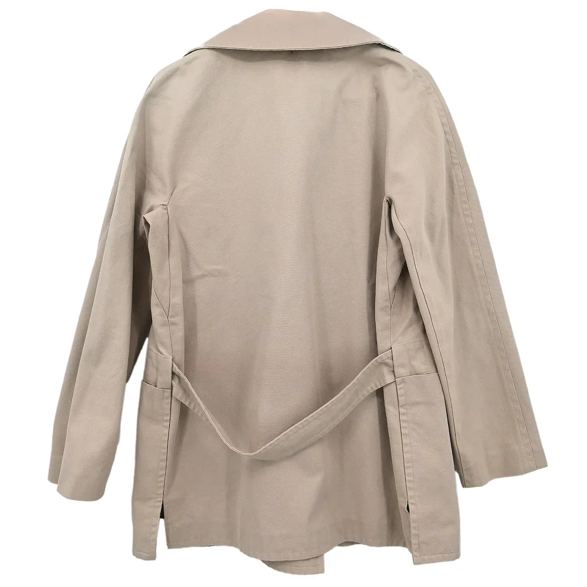 Hermes Double Breasted Jacket Beige #36 - Image 2