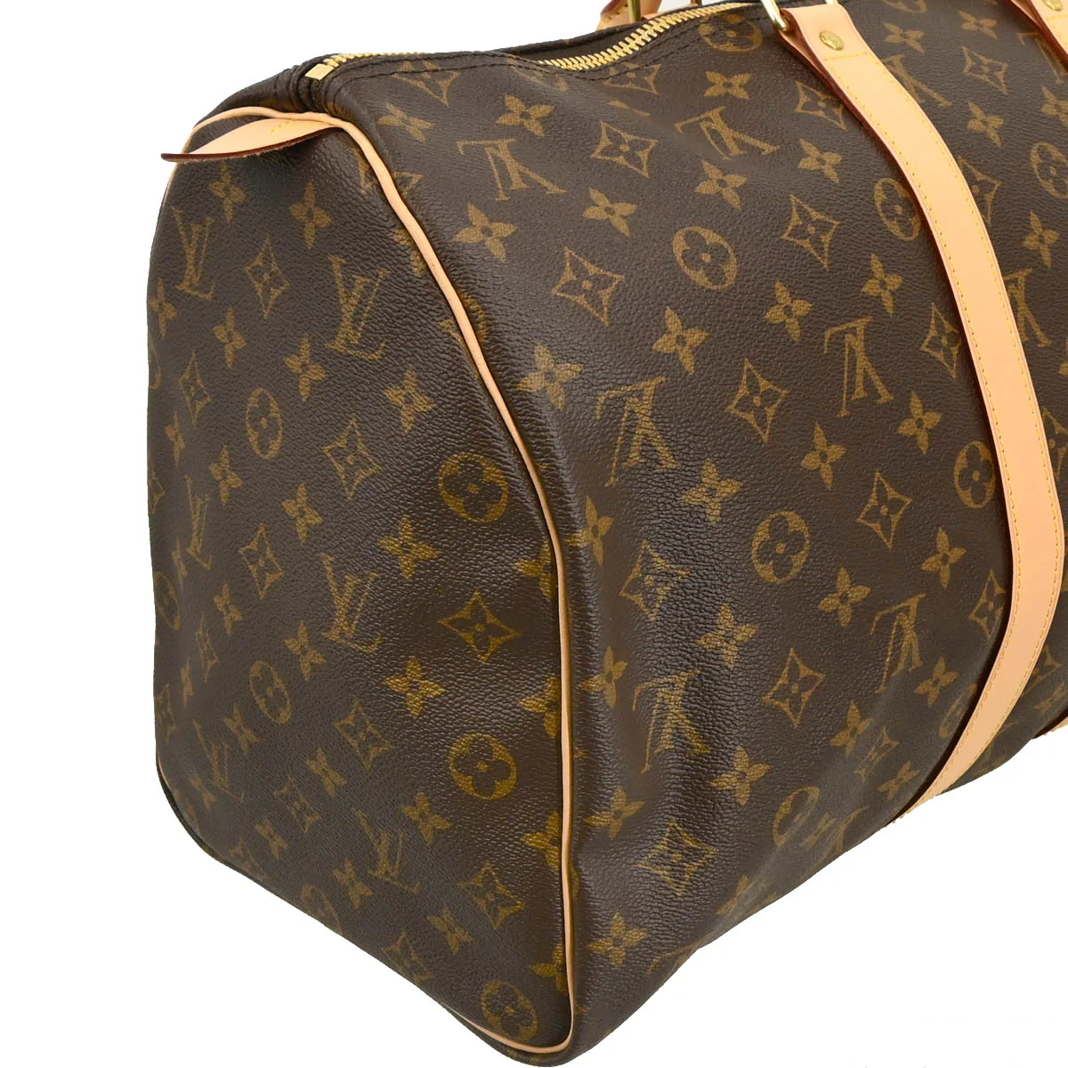 Louis Vuitton 2019 Monogram Keepall 45 Travel Duffle Handbag M41428 - Image 3
