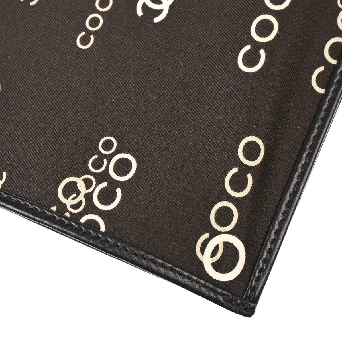 Chanel 2002-2003 Black Canvas COCO Tote Bag - Image 7