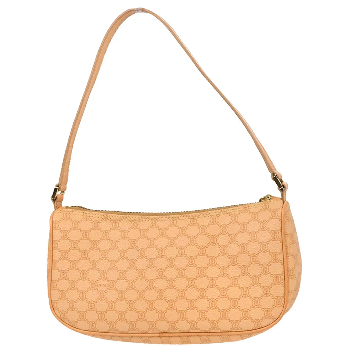 Celine Beige Macadam Handbag - Image 2