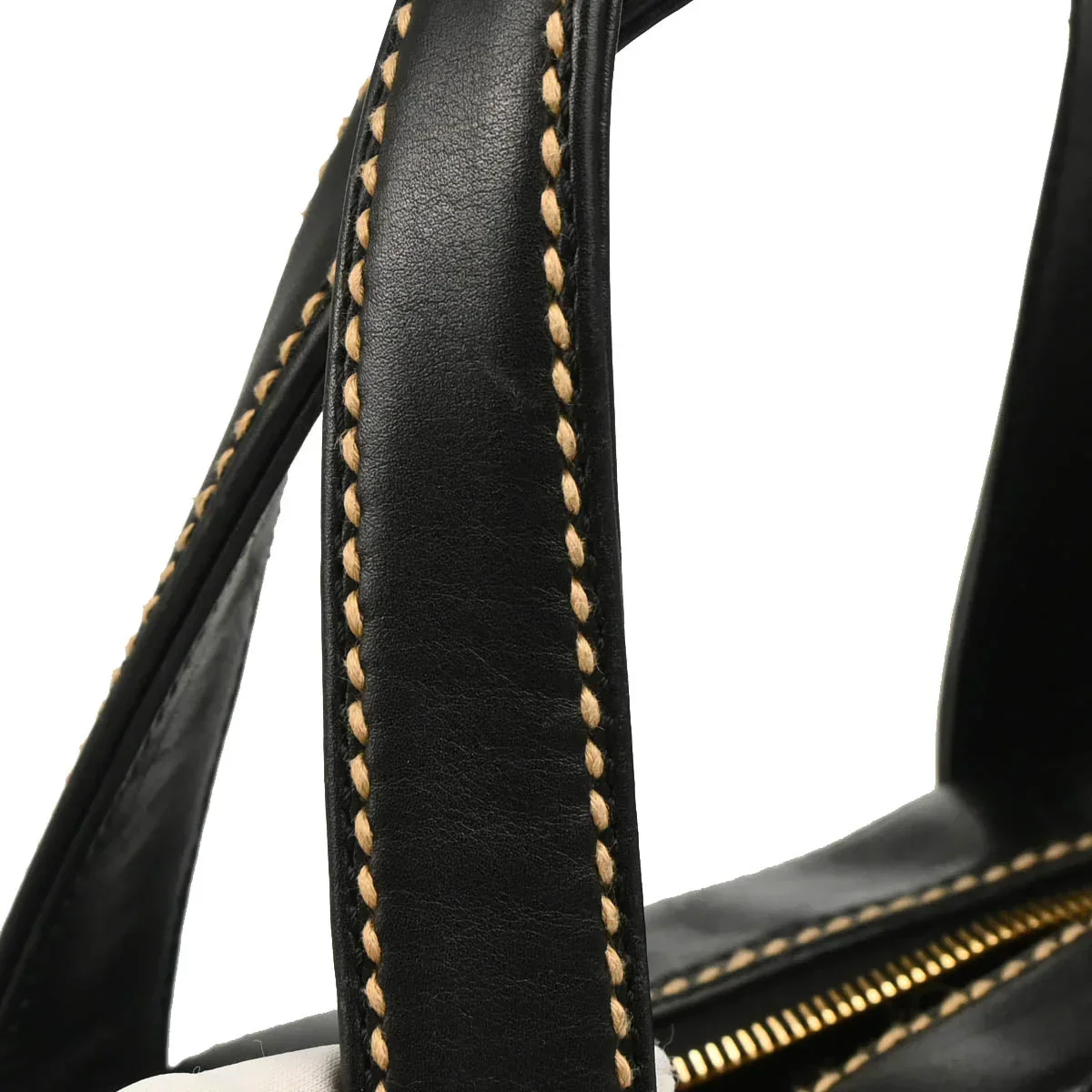 Chanel Black Calfskin Wild Stitch Handbag - Image 6