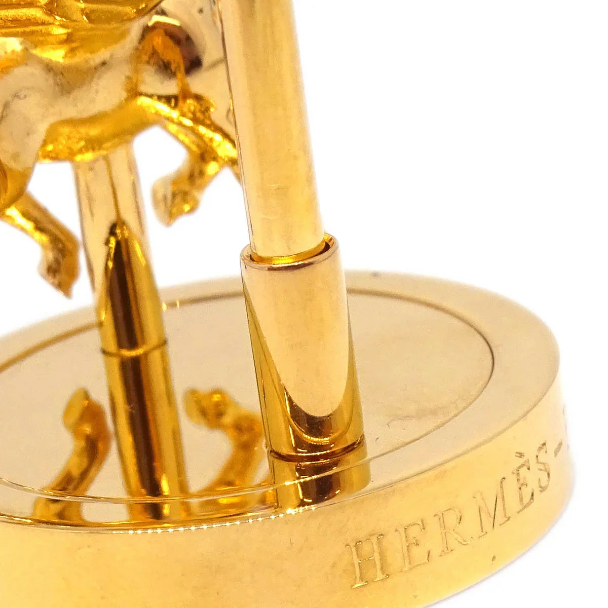 Hermes 2007 Entrez dans la danse! Pegasus Cadena Gold Small Good - Image 3
