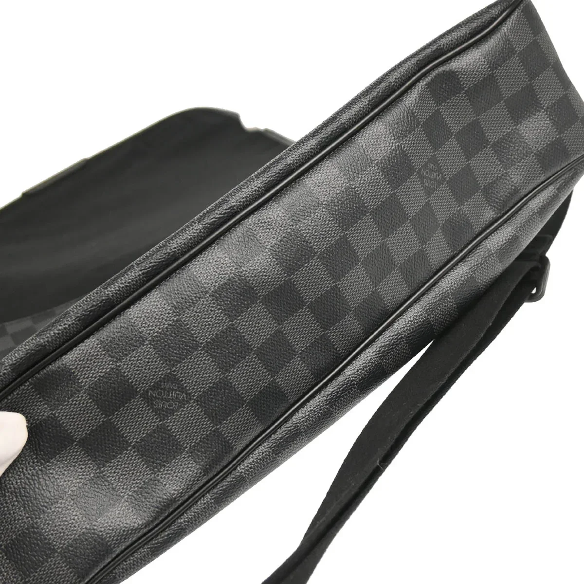 Louis Vuitton 2008 Damier Graphite Daniel GM Shoulder Bag N58033 - Image 5