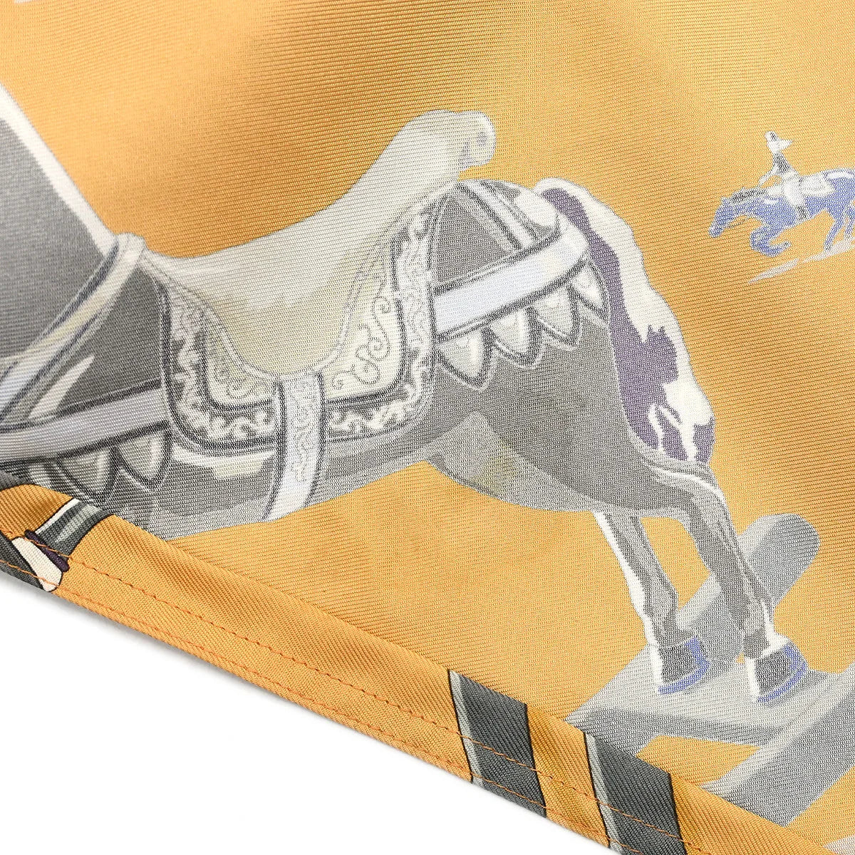 Hermes Shirt Blouse Beige #36 - Image 8