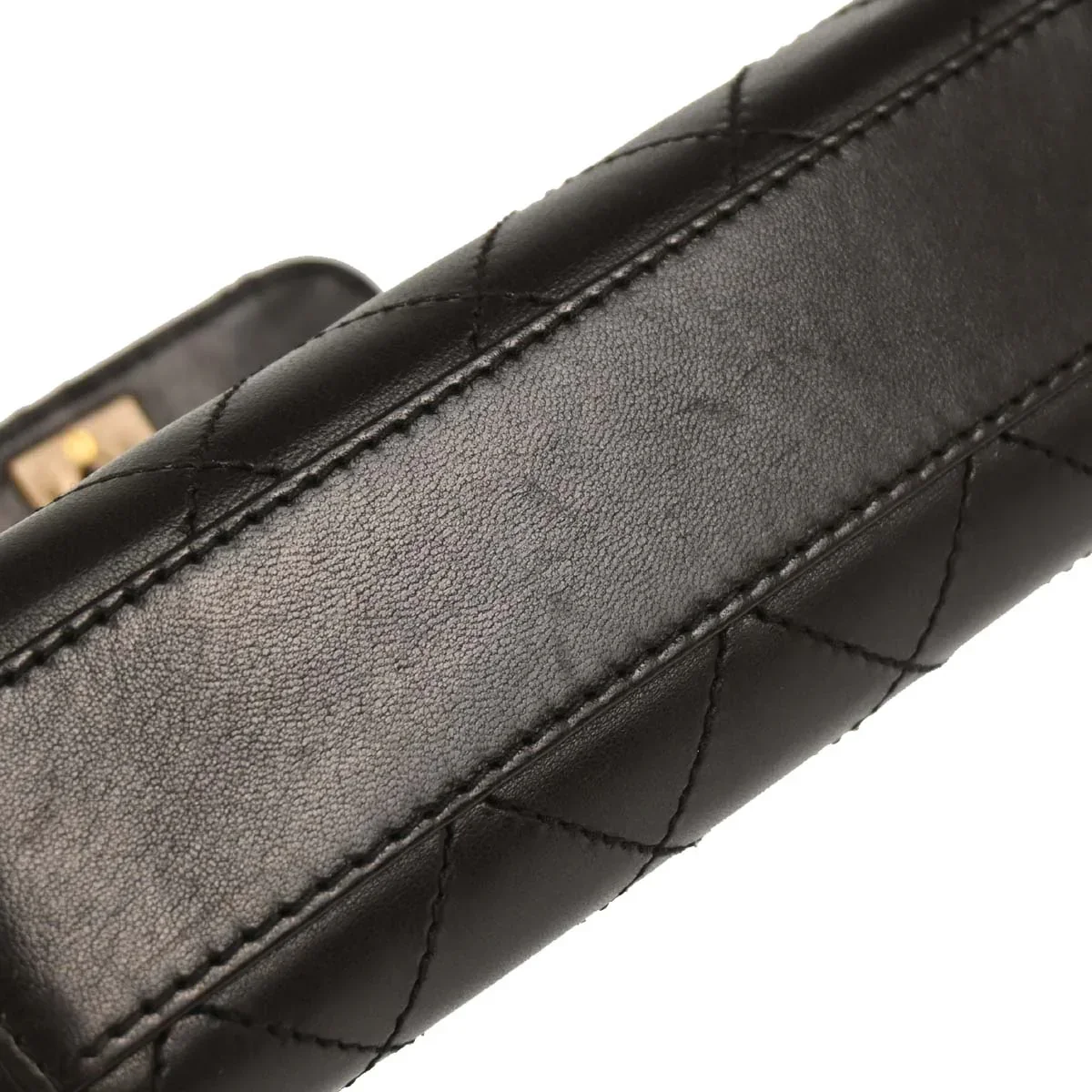 Chanel Black Lambskin Handbag - Image 3