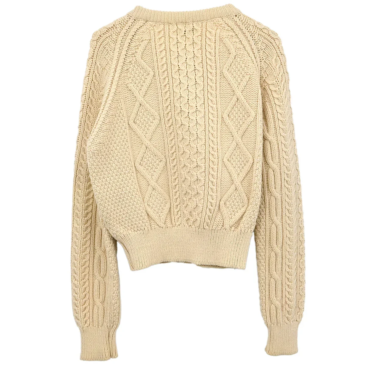 Chanel Cardigan Fisherman Sweater White - Image 2