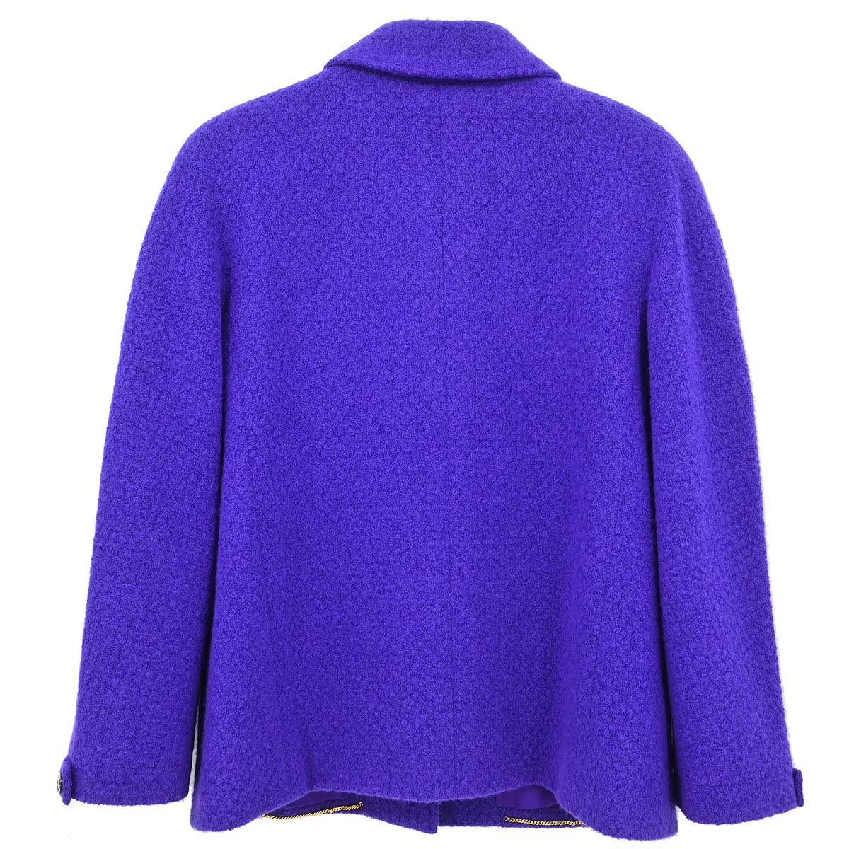Chanel 1995 Single Breasted Jacket Purple #44 - Image 2