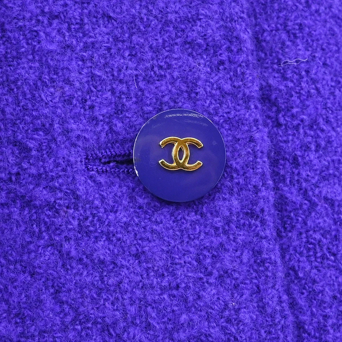 Chanel 1995 Single Breasted Jacket Purple #44 - Image 5