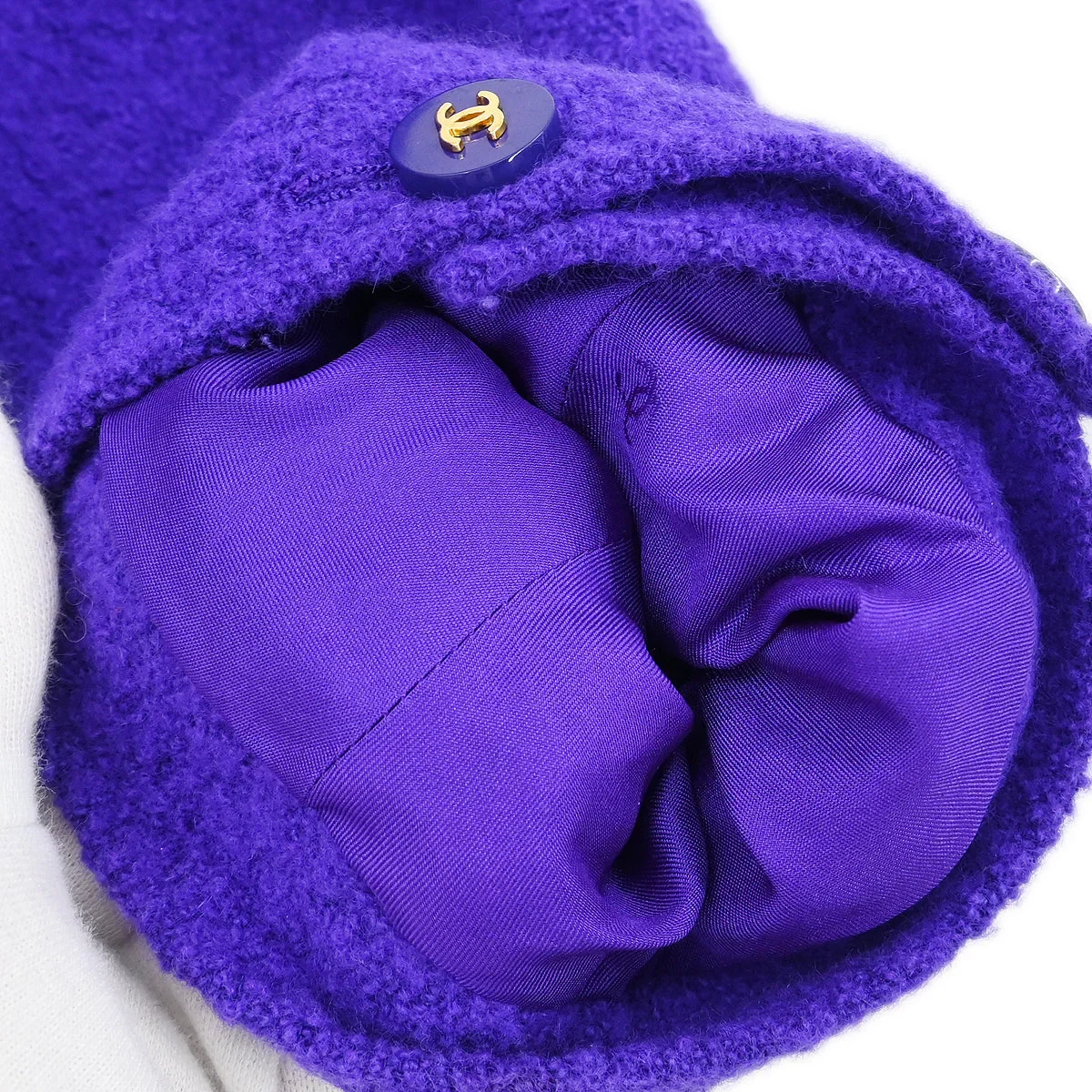 Chanel 1995 Single Breasted Jacket Purple #44 - Image 6