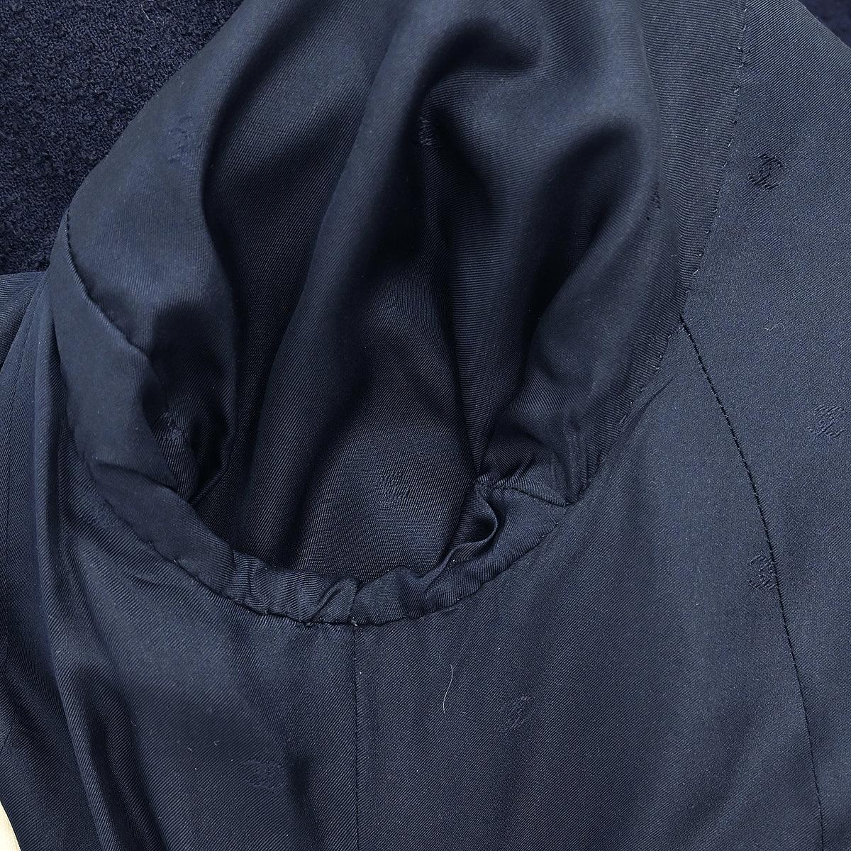 Chanel 1996 Double Breasted Jacket Navy #42 - Image 7