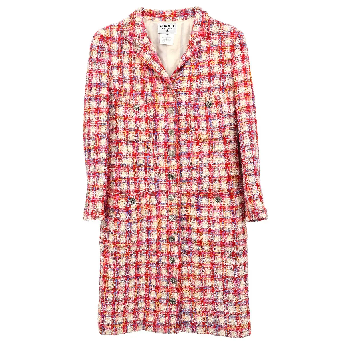 Chanel 1996 Jacket Coat Red #42