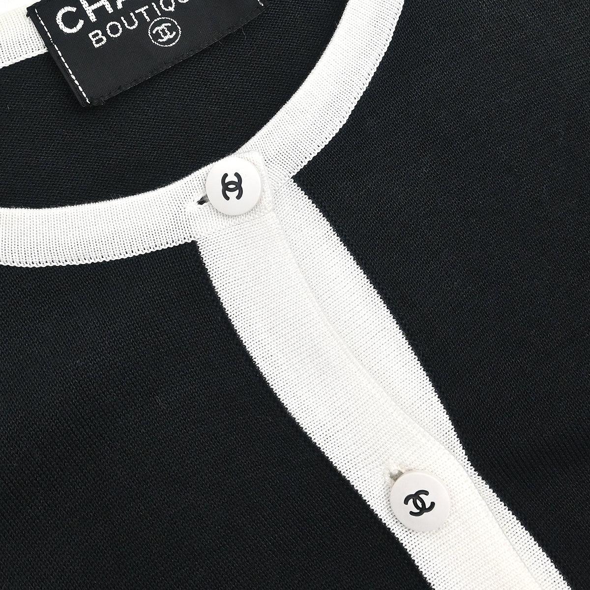 Chanel Cardigan Black #40 - Image 3
