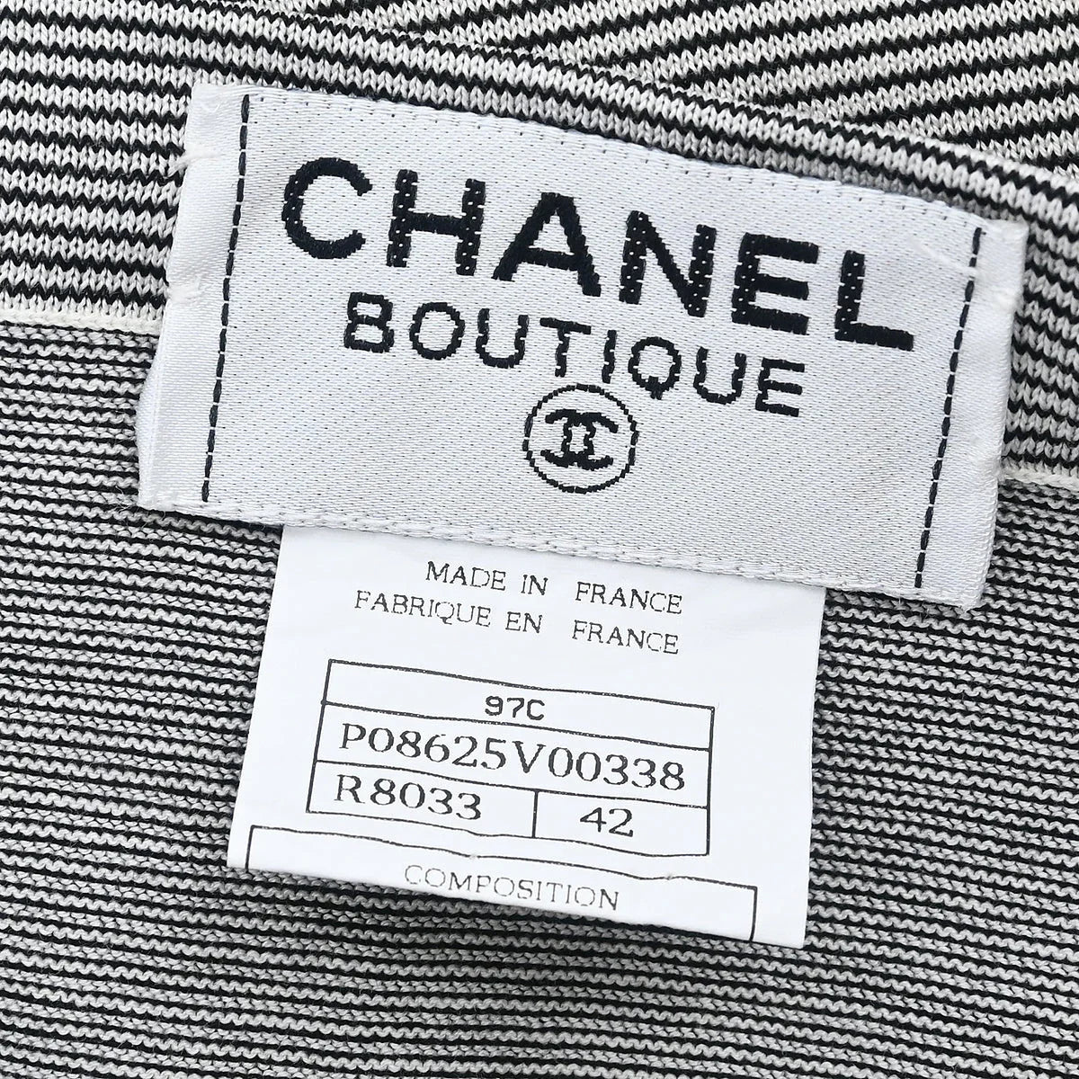 Chanel 1997 Short Sleeve Dress Black #42 - Image 8