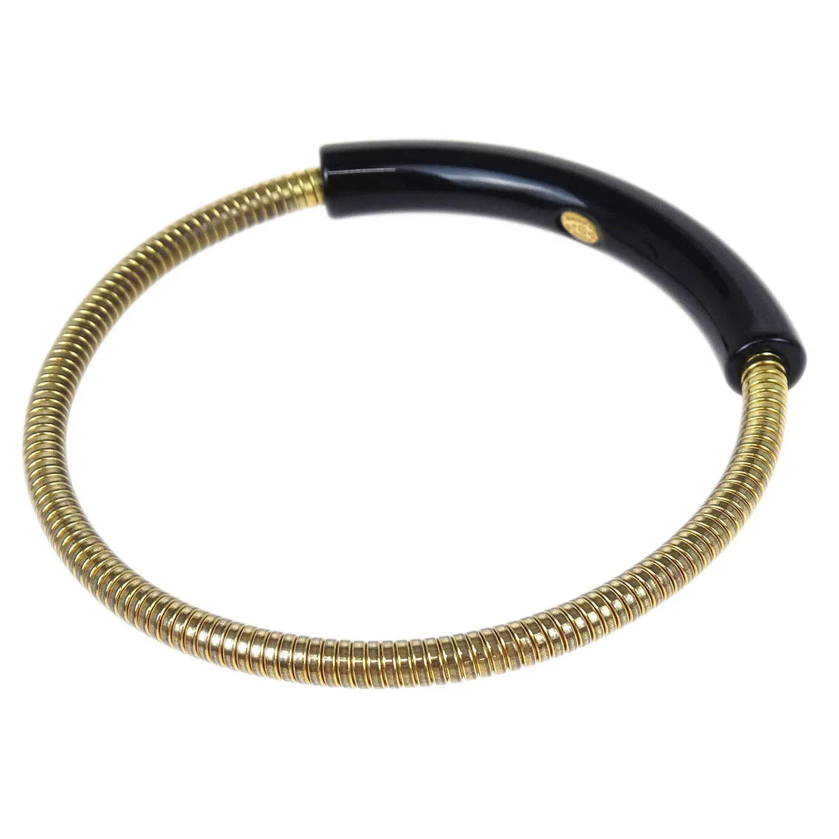 Chanel Bracelet Gold Black 01P - Image 2