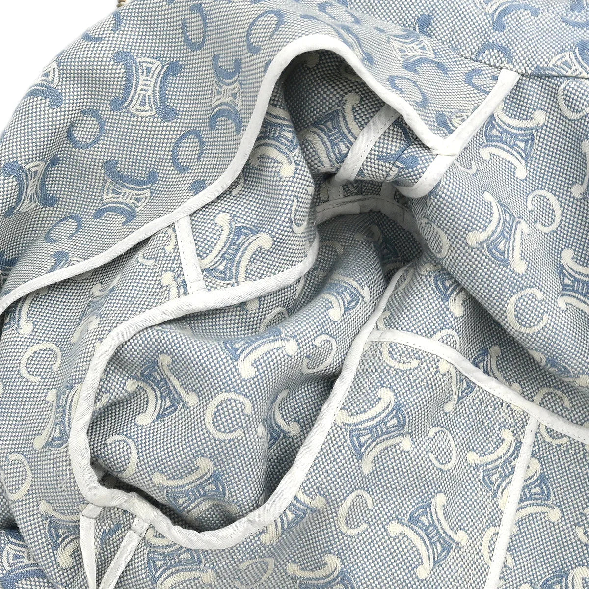 Celine Zip Up Jacket Macadam Light Blue #40 - Image 8
