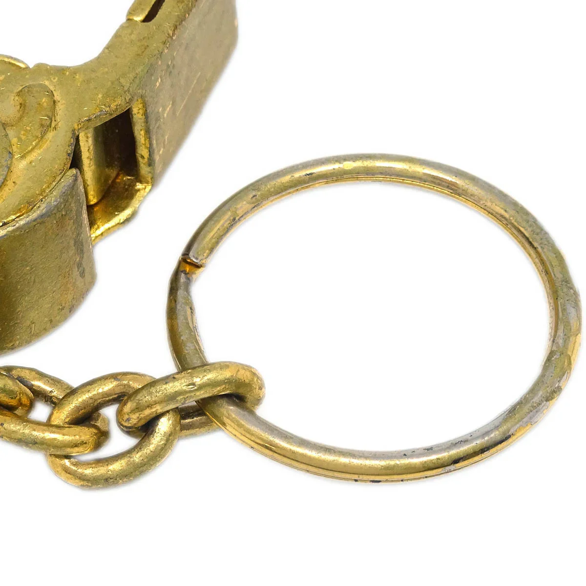 Chanel Gold Key Holder Whistle 96P Small Good - Image 2