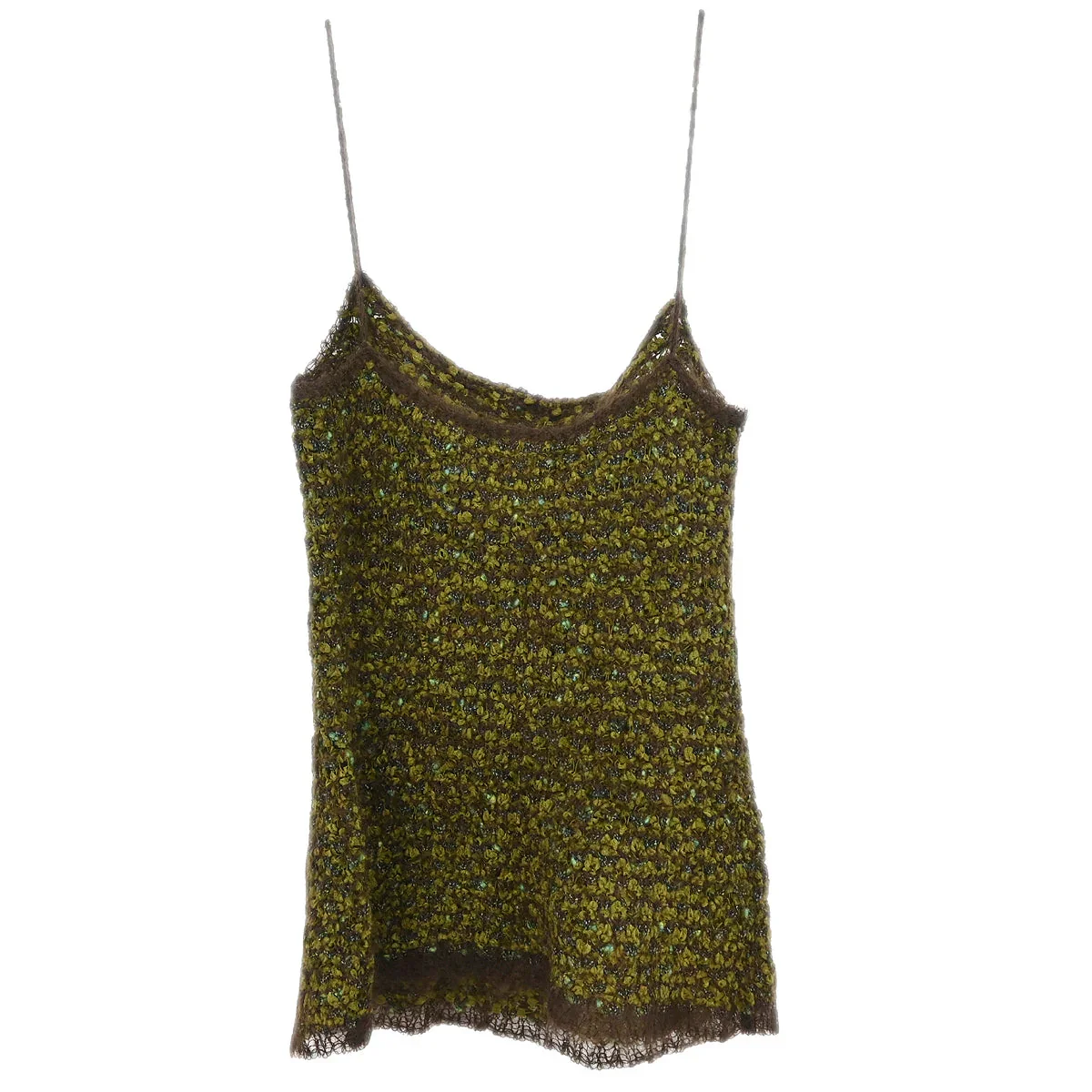 Chanel 1998 Sleeveless Top Camisole Brown #42 - Image 2