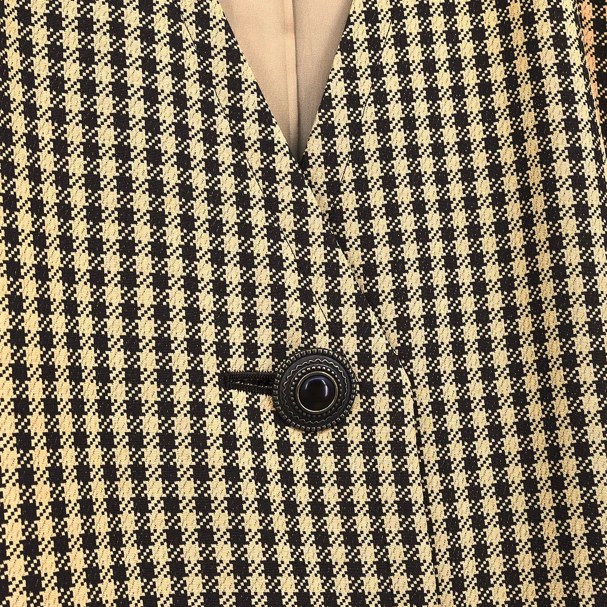 Yves Saint Laurent Setup Suit Jacket Skirt Brown #36 - Image 4