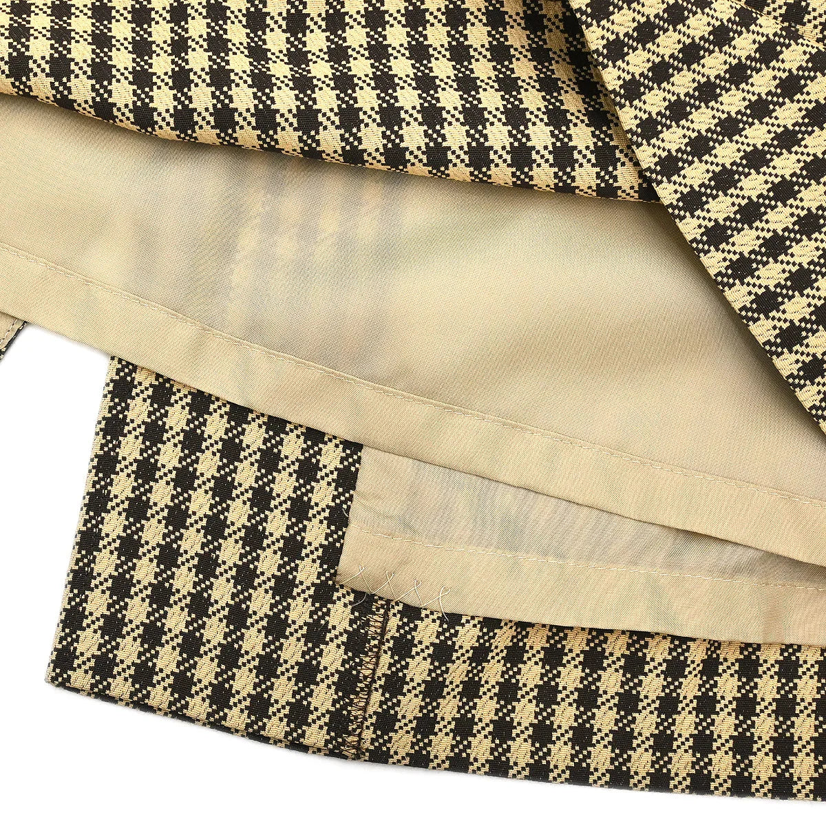 Yves Saint Laurent Setup Suit Jacket Skirt Brown #36 - Image 8
