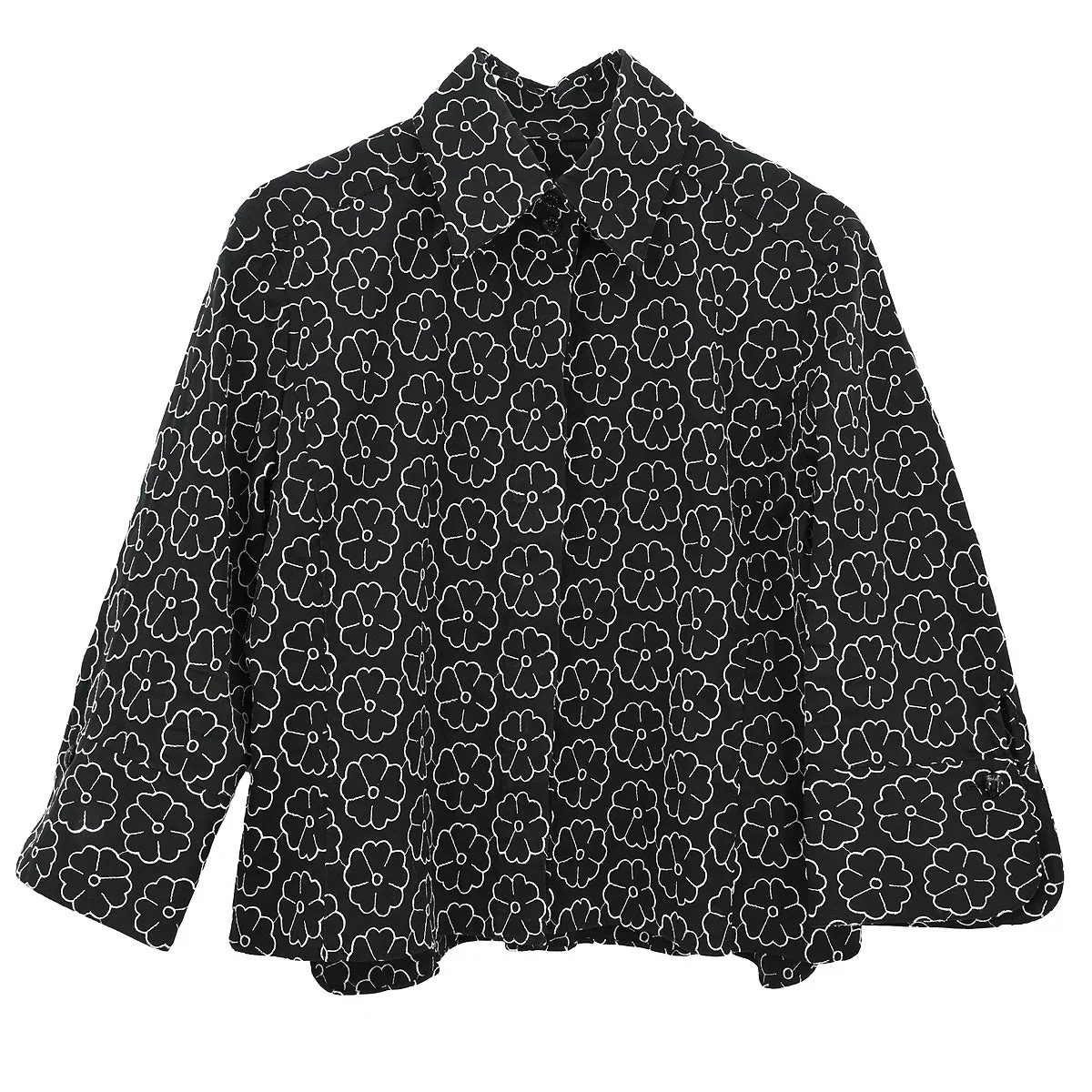 Chanel 2004 Blouse Shirt Black #44