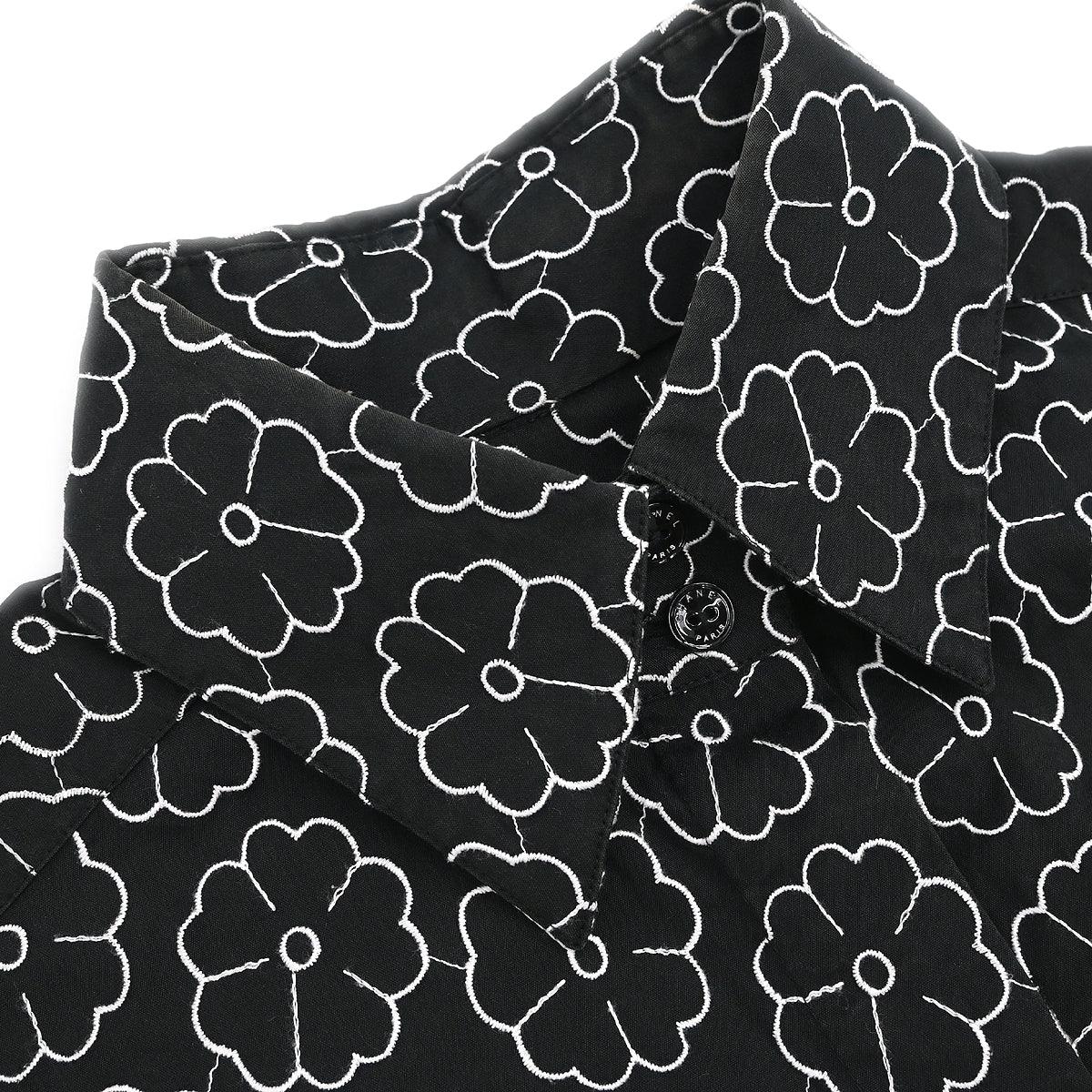 Chanel 2004 Blouse Shirt Black #44 - Image 3