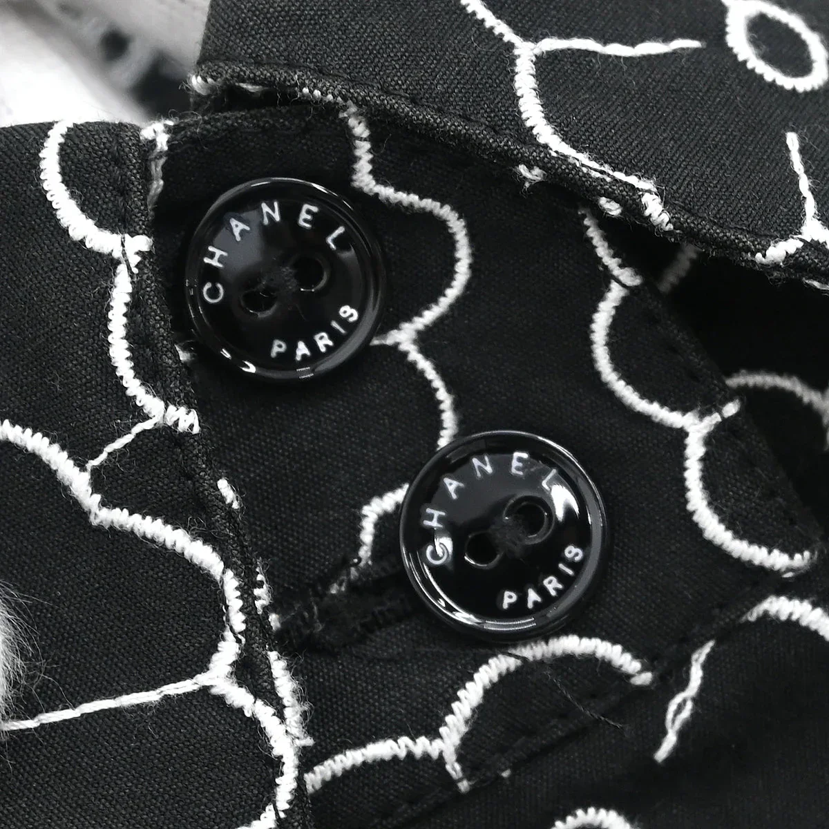 Chanel 2004 Blouse Shirt Black #44 - Image 7