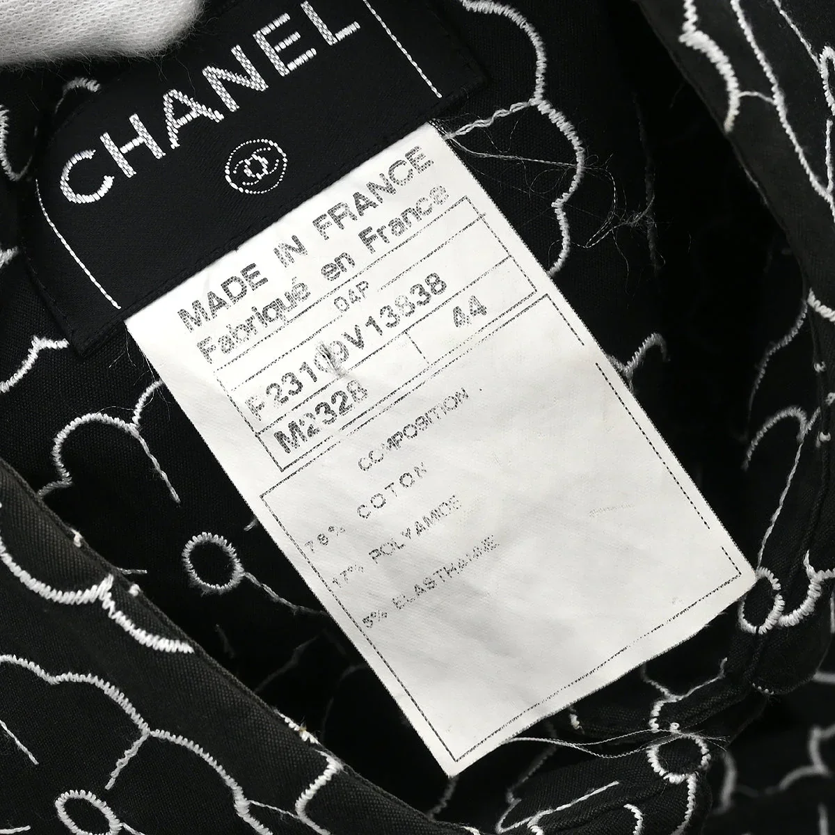 Chanel 2004 Blouse Shirt Black #44 - Image 8