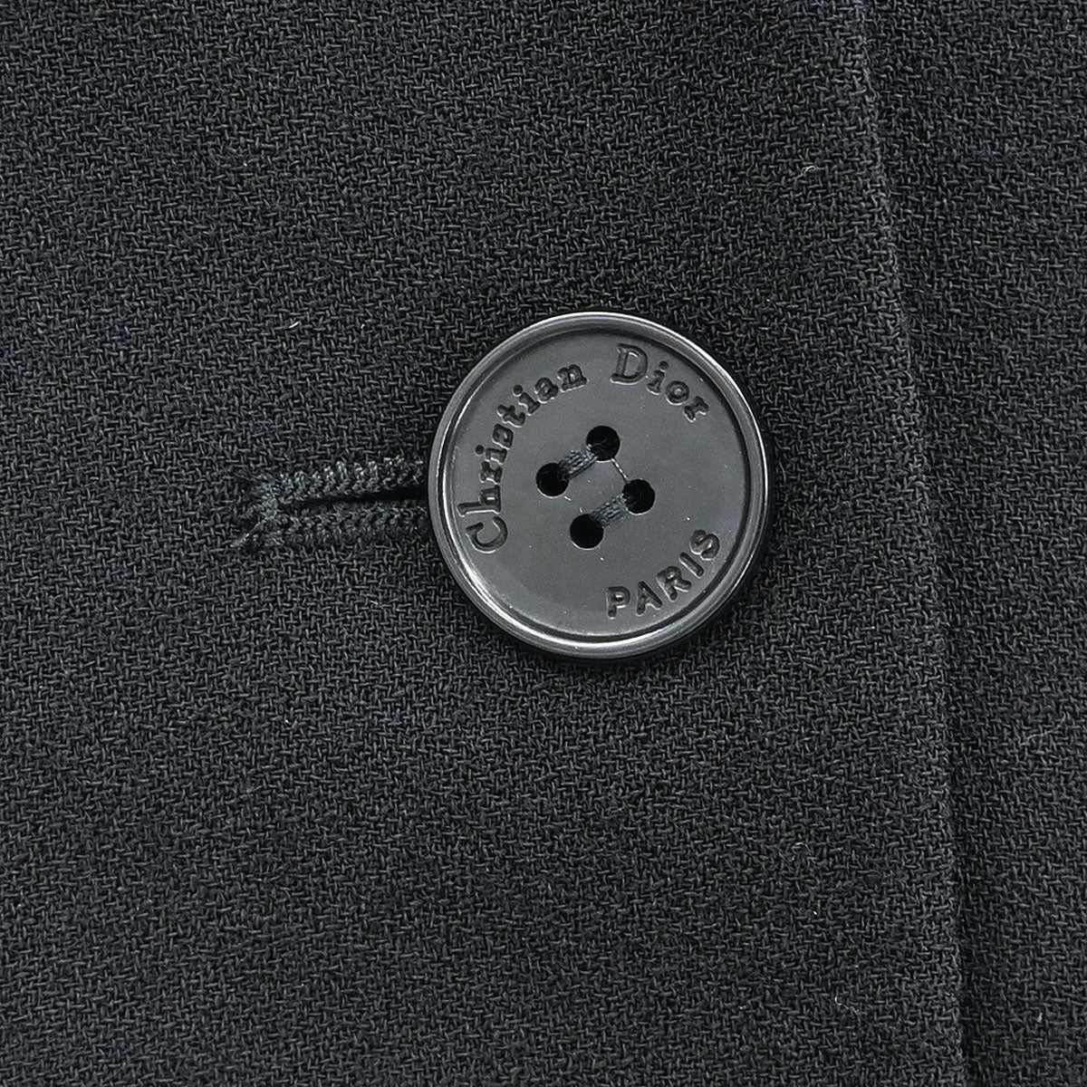 Christian Dior Single Breasted Jacket Black #46 - Image 4