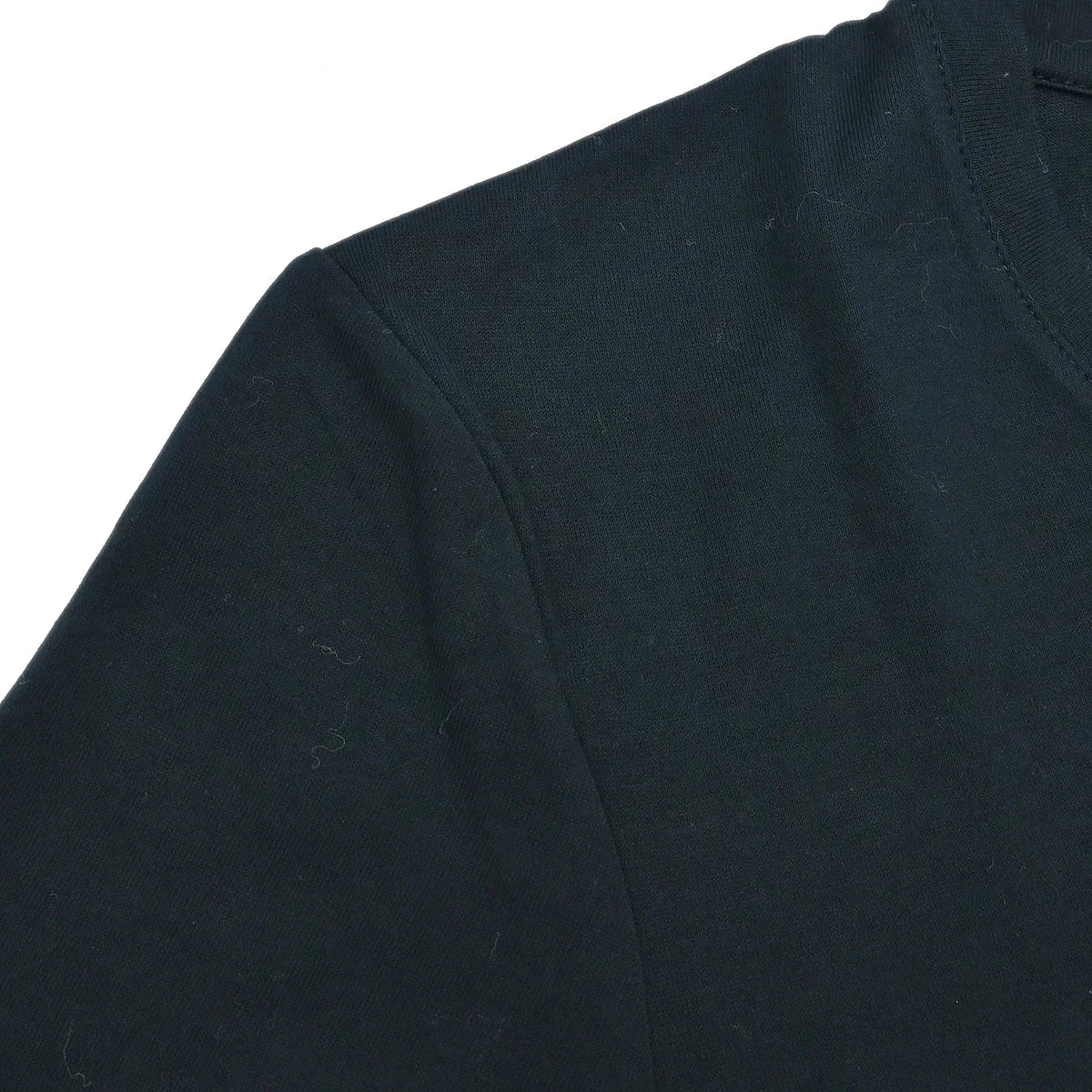 Yves Saint Laurent T-shirt Top Rhinestone Black #S - Image 3