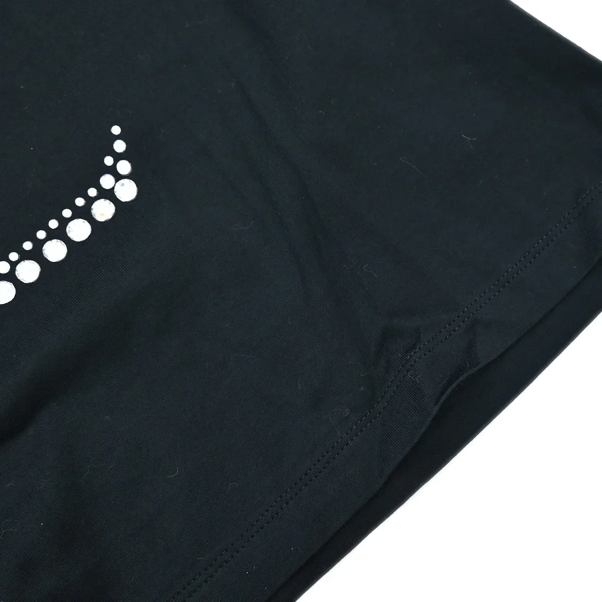 Yves Saint Laurent T-shirt Top Rhinestone Black #S - Image 6