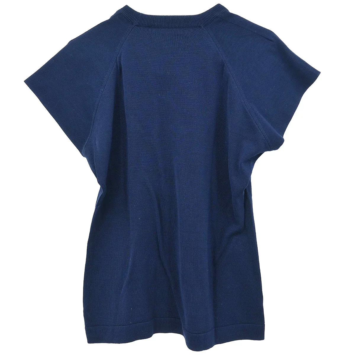Chanel Short Sleeve T-shirt Top Navy #40 - Image 2