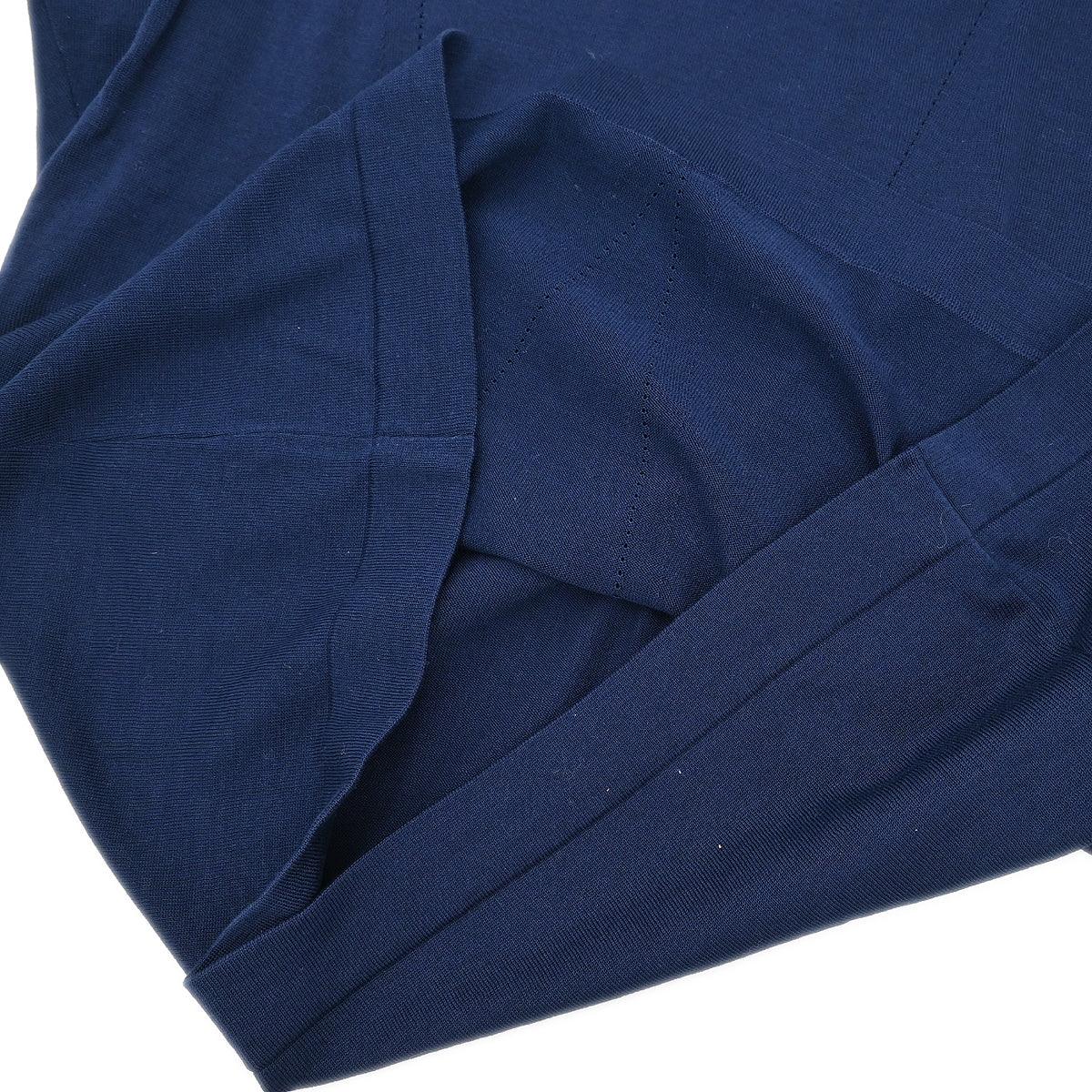 Chanel Short Sleeve T-shirt Top Navy #40 - Image 8
