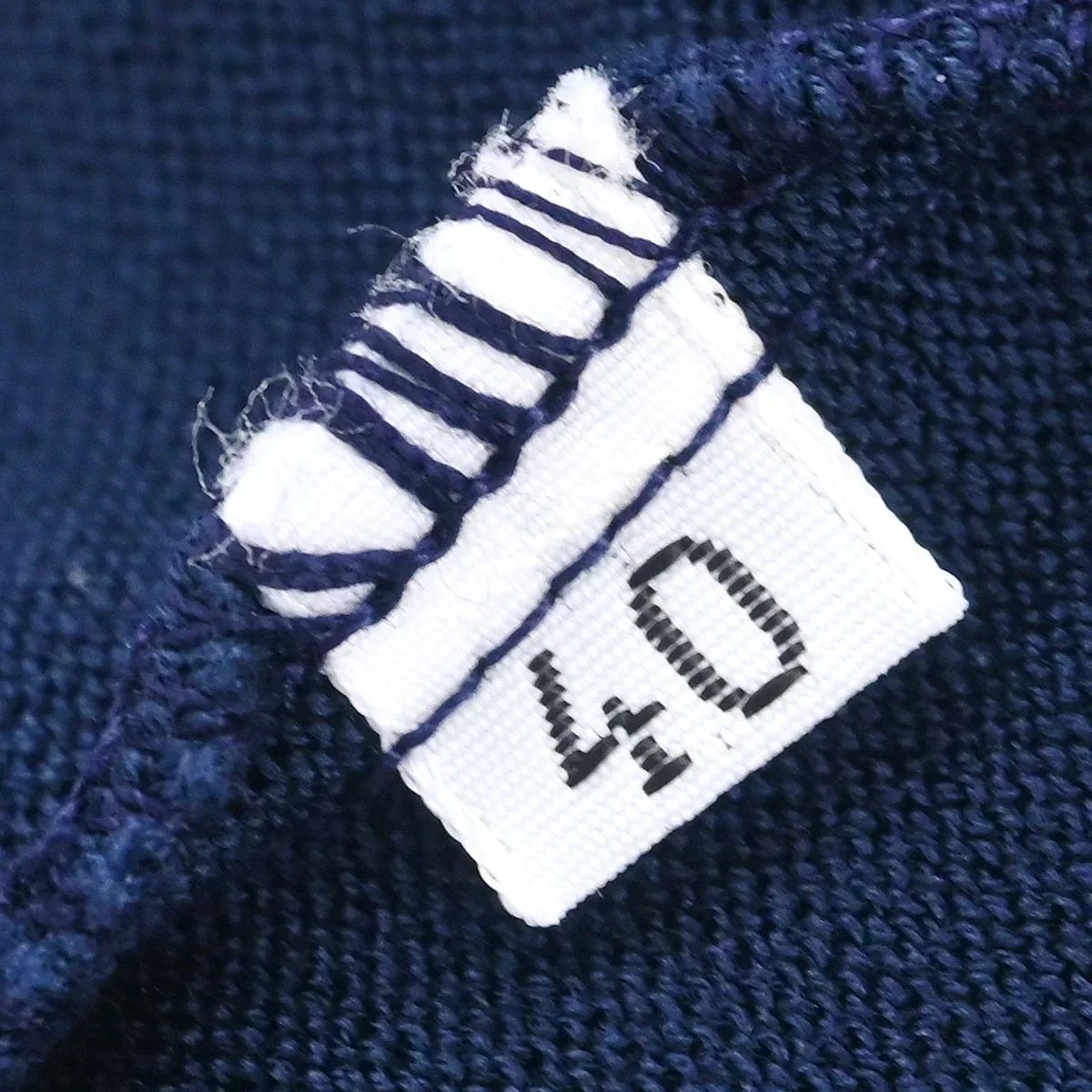 Chanel Short Sleeve T-shirt Top Navy #40 - Image 9