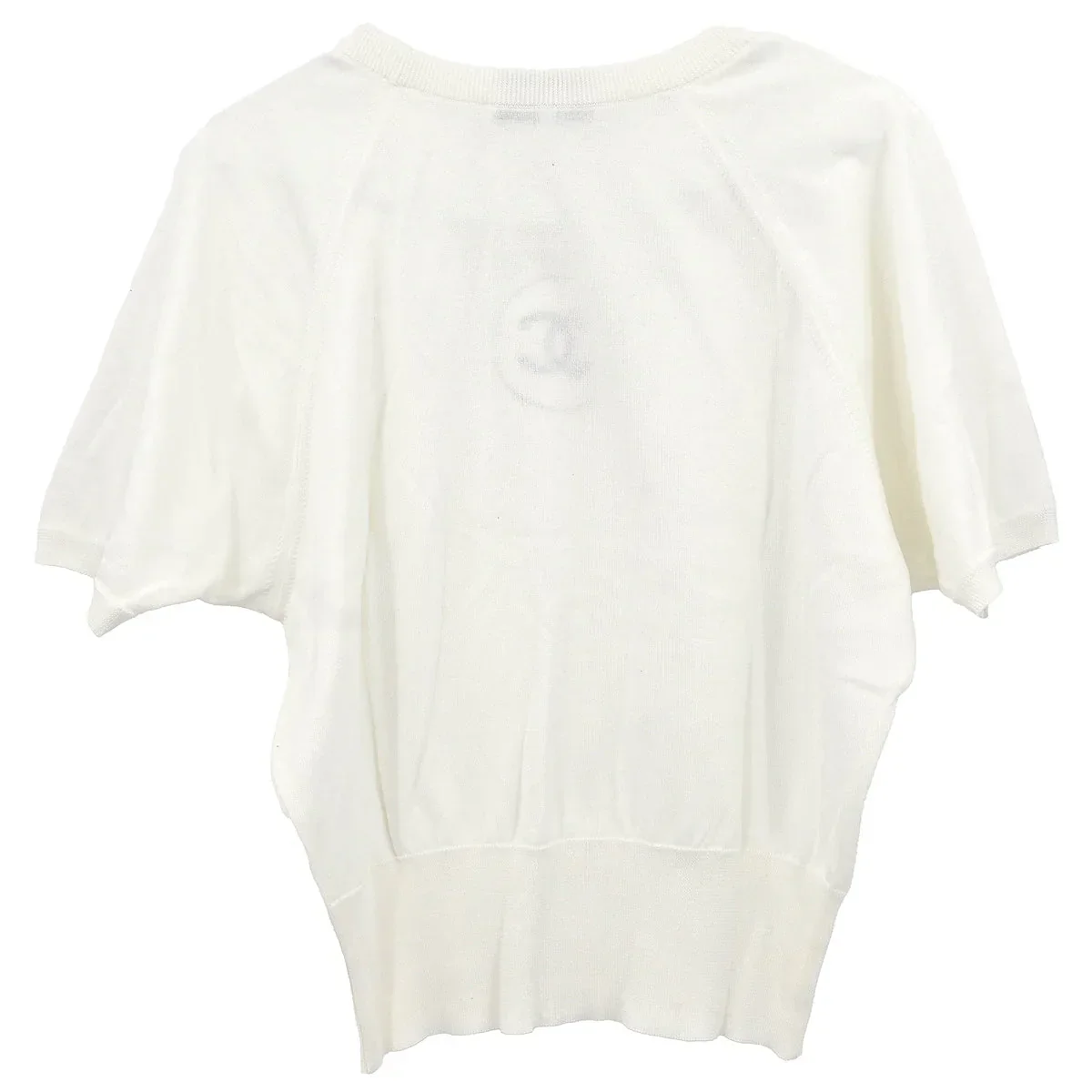 Chanel Short Sleeve Top White #40 - Image 2