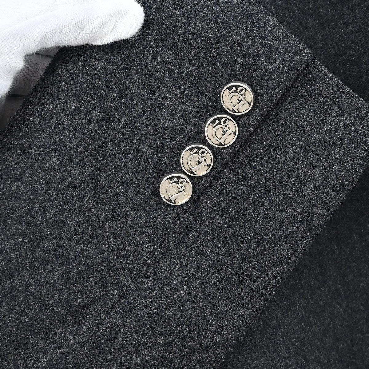 Christian Dior Single Breasted Jacket Gray #35 - Image 4