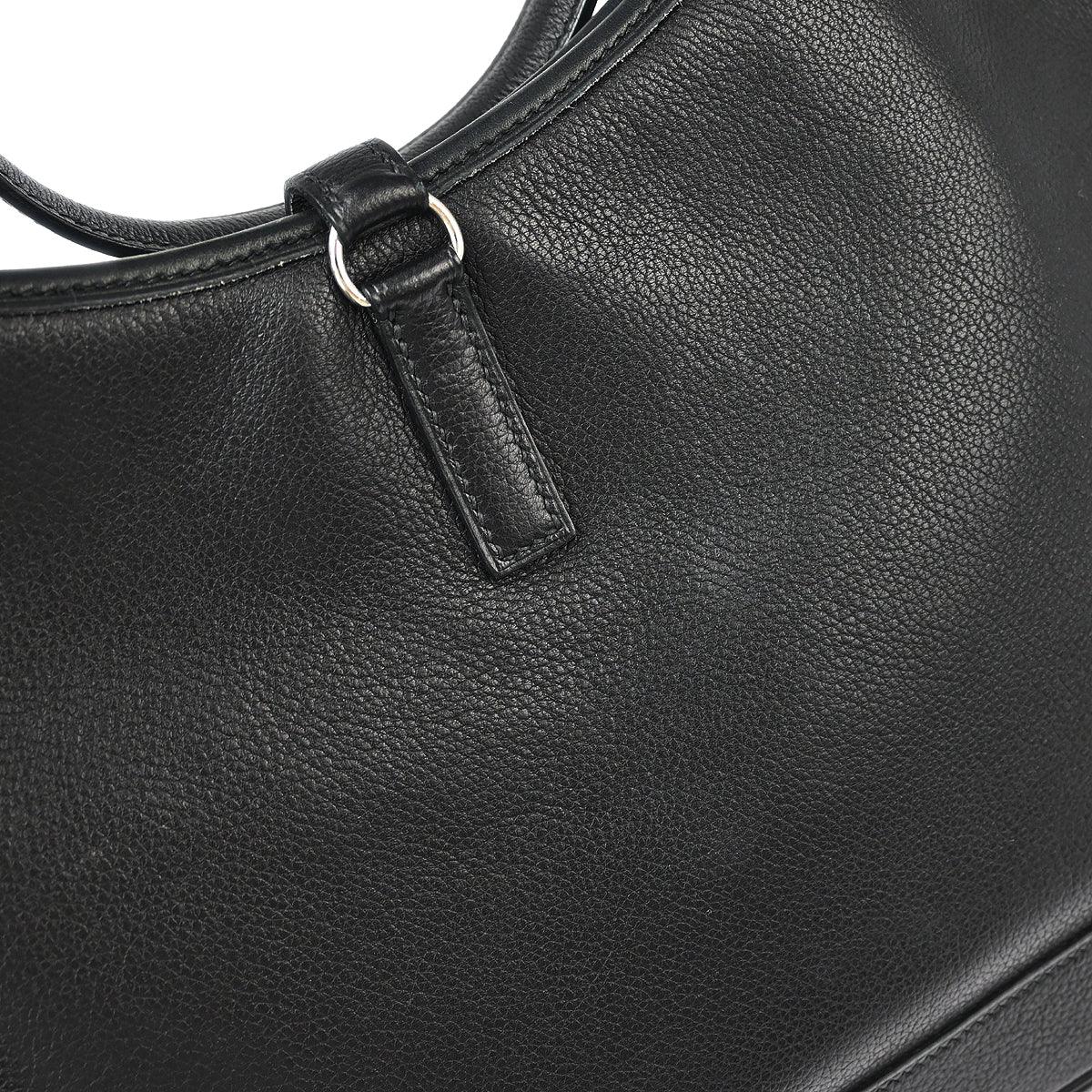 Hermes Black Evergrain Trim 31 Shoulder Bag - Image 6