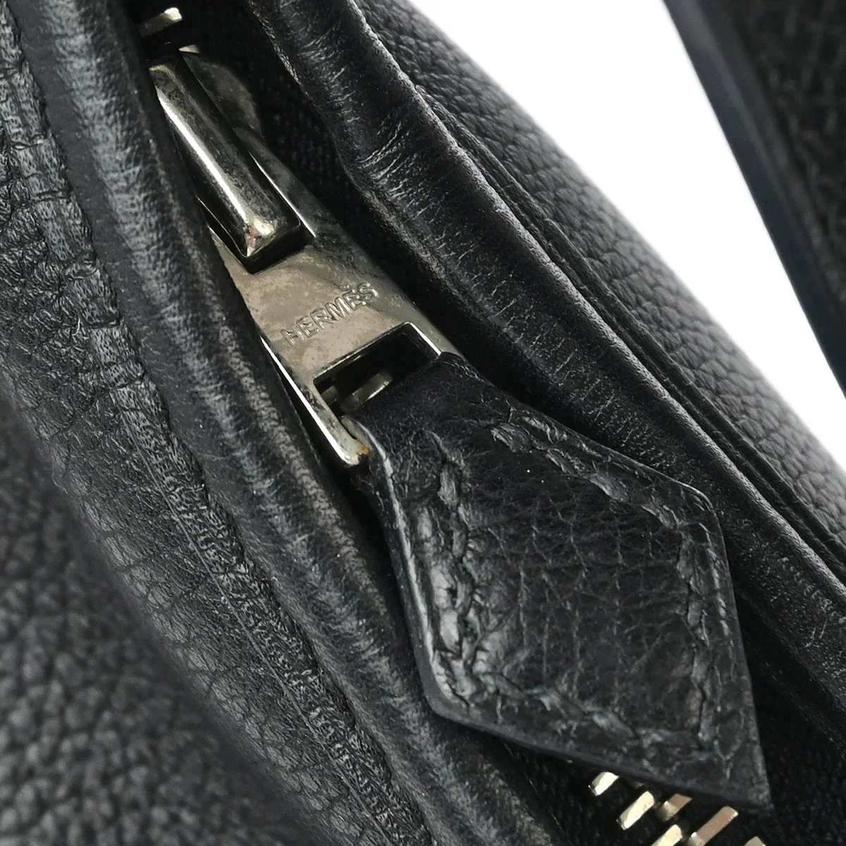 Hermes Black Evergrain Trim 31 Shoulder Bag - Image 8