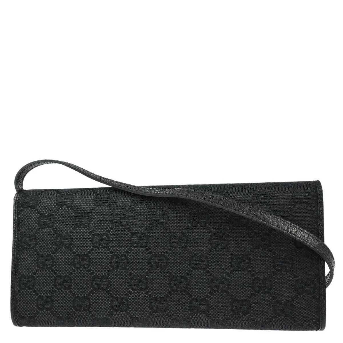 Gucci Black GG Bamboo Shoulder Bag - Image 2