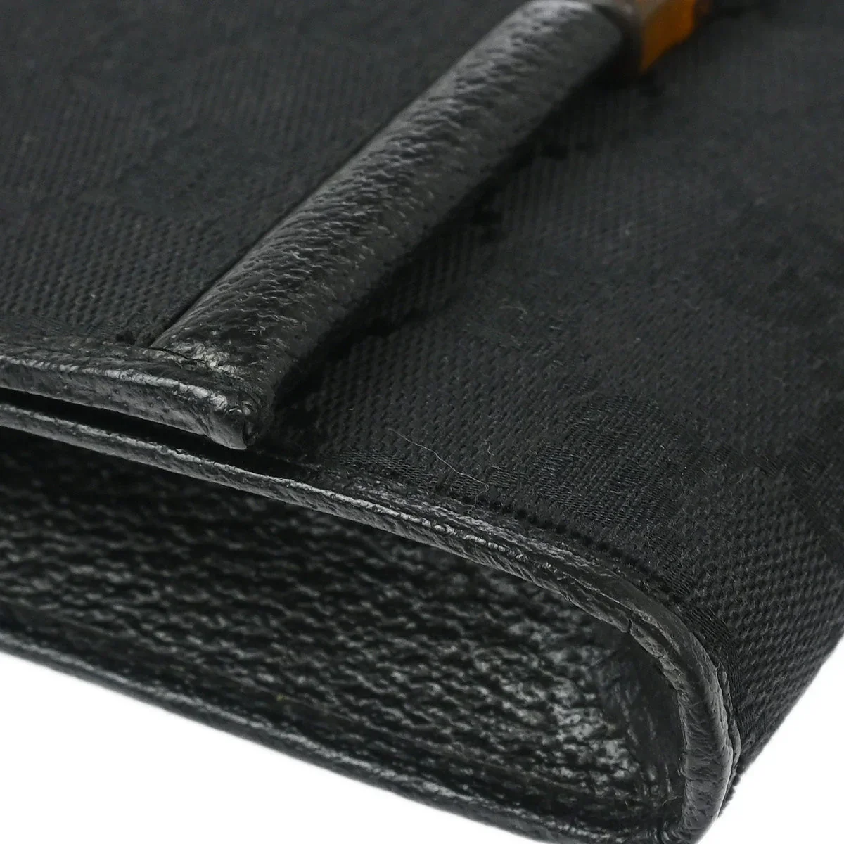Gucci Black GG Bamboo Shoulder Bag - Image 4